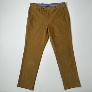 Tommy Hilfiger Mens Tan Corduroy Pants Waist 33